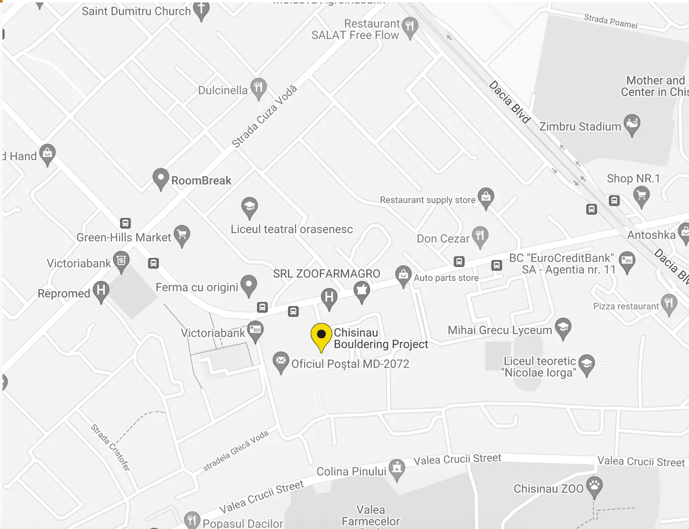 Our location map